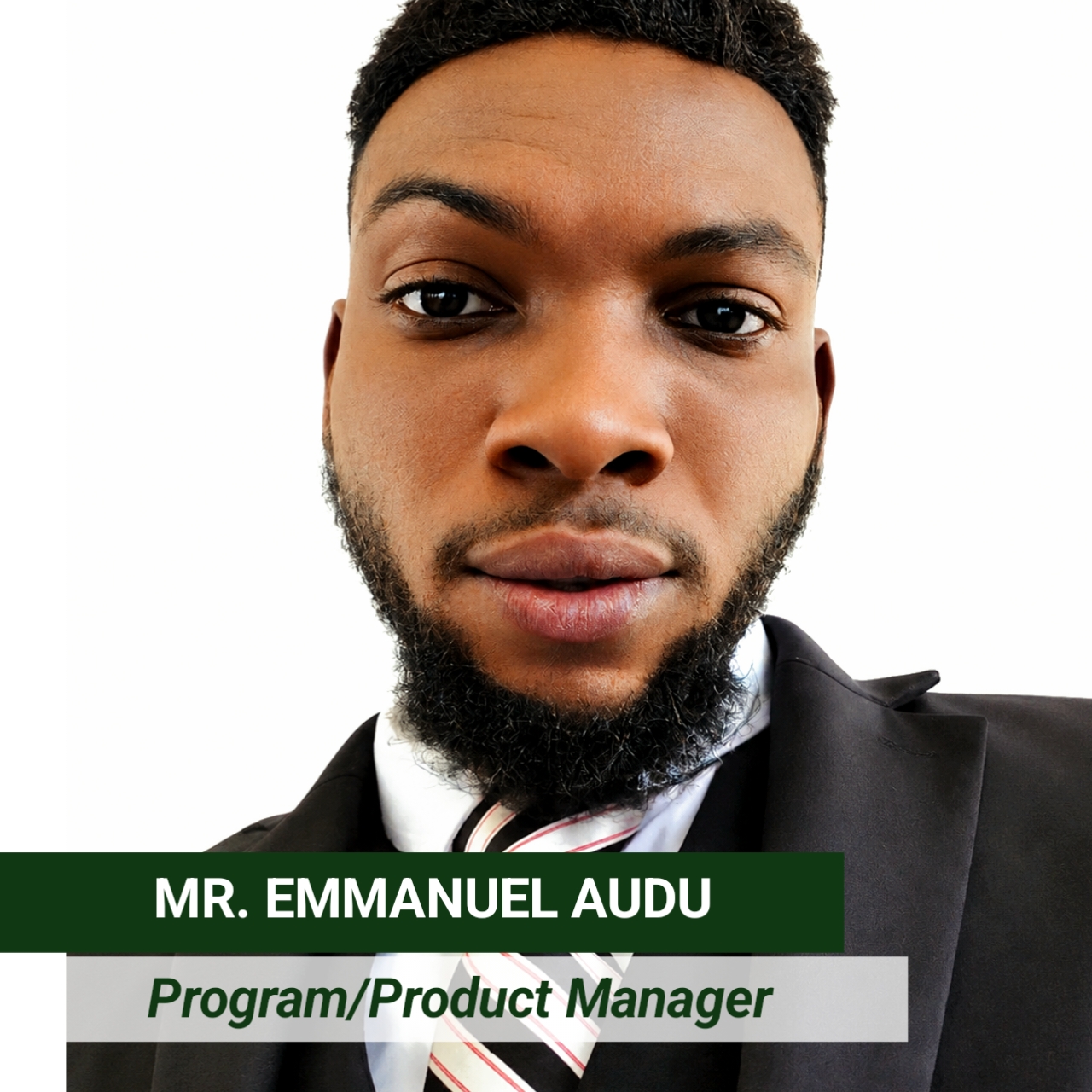 Mr. Emmanuel Audu Program/Product Manager 